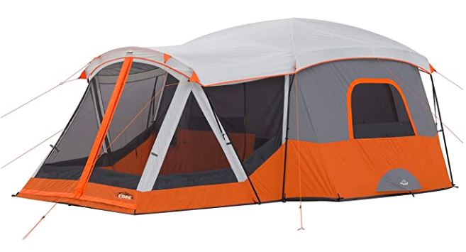 Core 11 Person Family Cabin Tent with AC hole