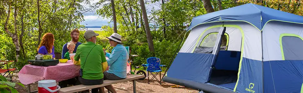 Family vacations camping