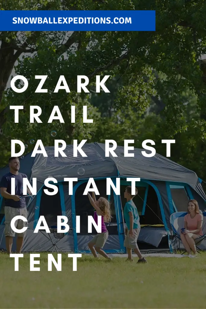 Ozark Trail 10-Person Dark Rest Instant Cabin Tent