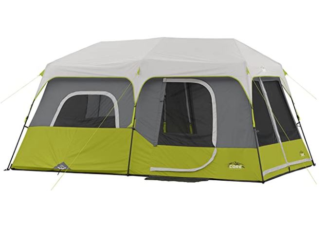 CORE 9 Person Instant Cabin Tent with AC port Hole