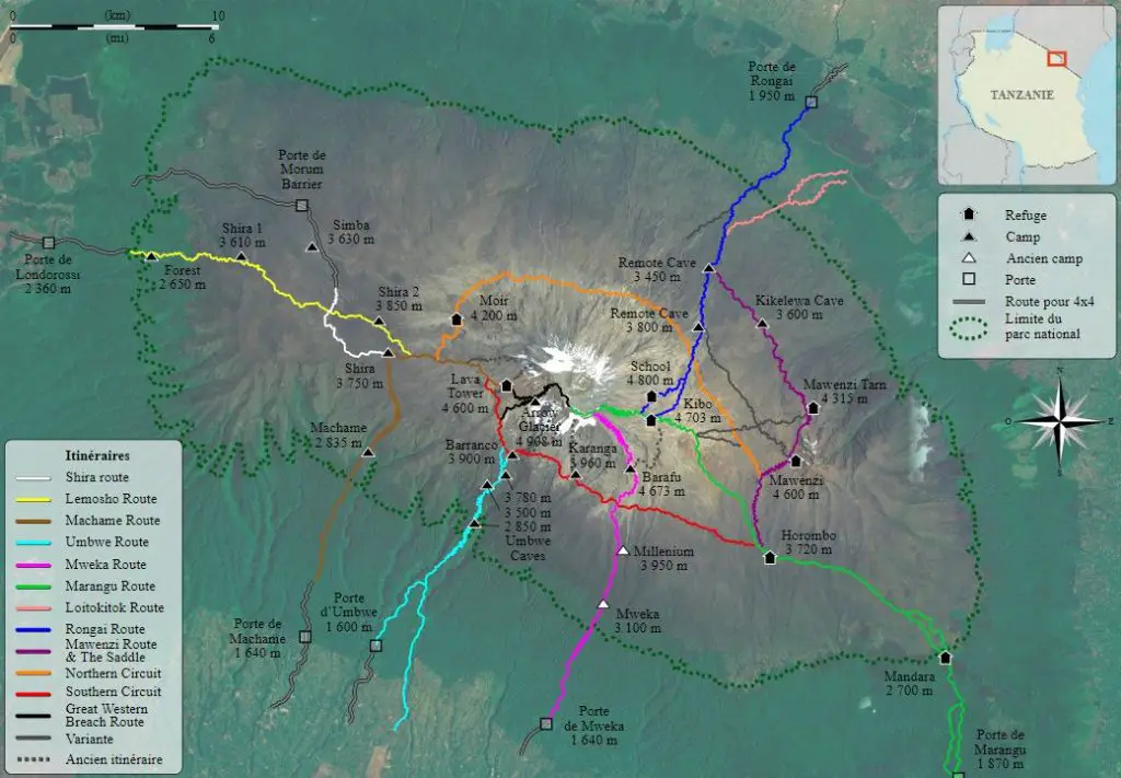 Kilimanjaro Climbing Routes