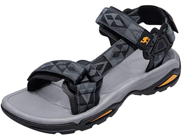 CAMEL CROWN Mens Hiking Sandals Waterproof with Arch Support