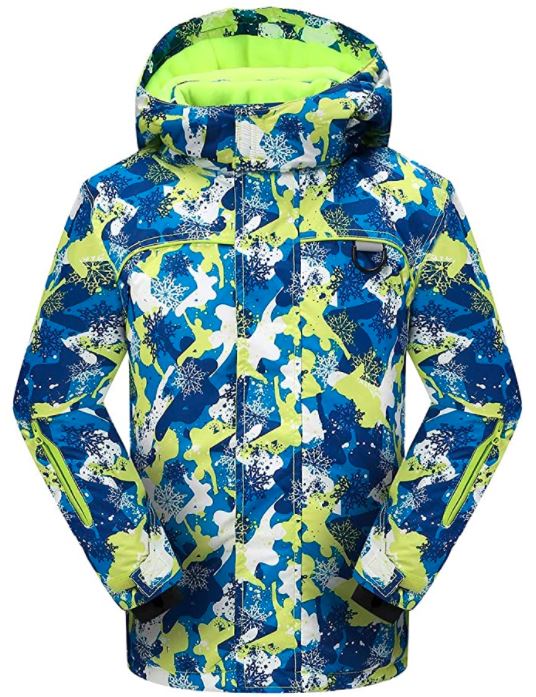 Kids Waterproof Breathable Snowboard Ski Jacket