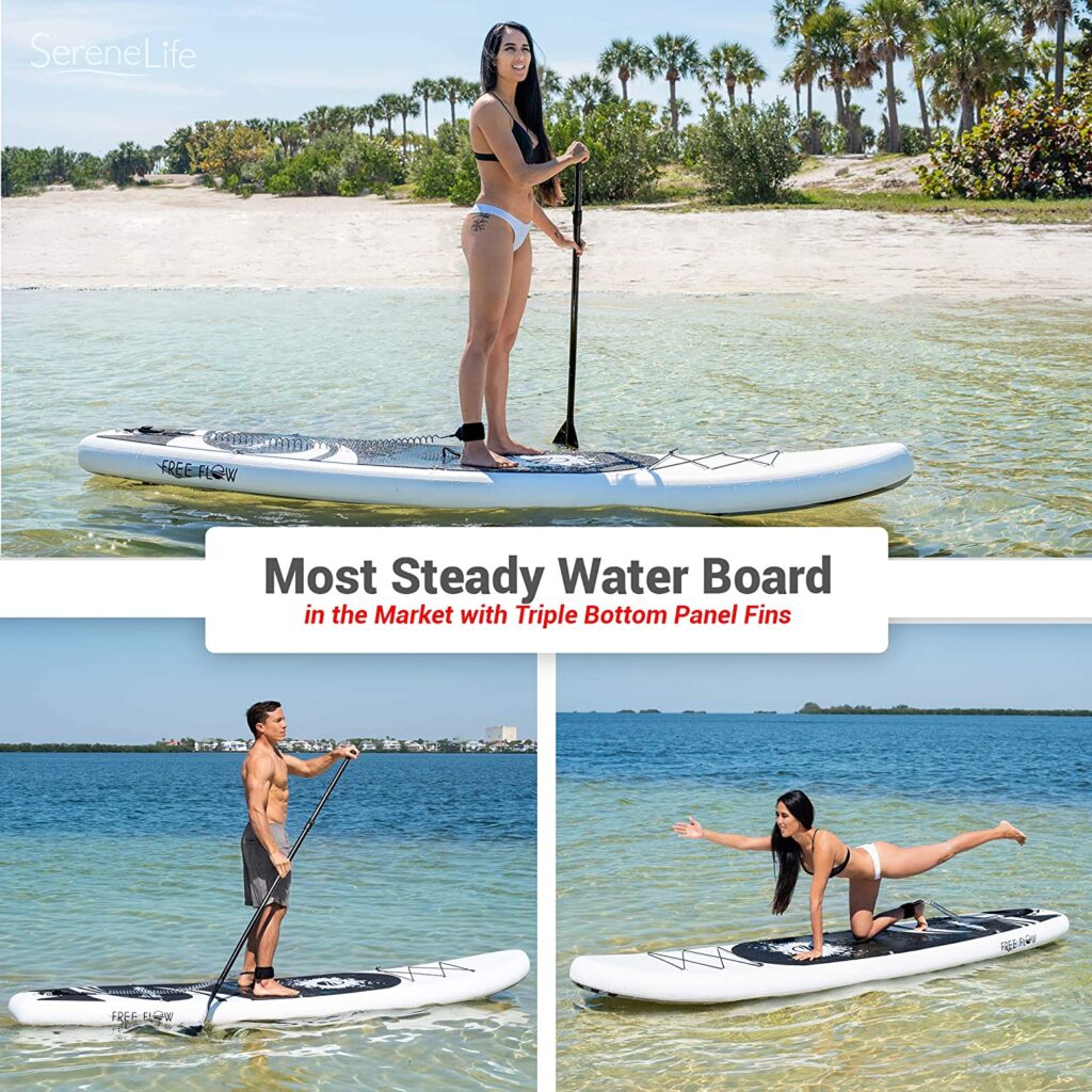 SereneLife Inflatable Paddle Board